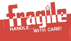 DL-1160: 3" X 5" FRAGILE HANDLE WITH CARE