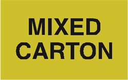 DL-2501: 3" X 5" MIXED CARTON FLUORESCENT