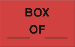 DL-3221: 3" X 5" BOX_ OF _ FLUORESCENT RED